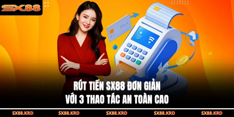 Rút tiền SX88 đơn giản với 3 thao tác an toàn cao